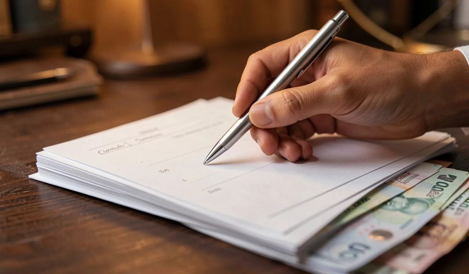 Finansal planlama çalışma masası