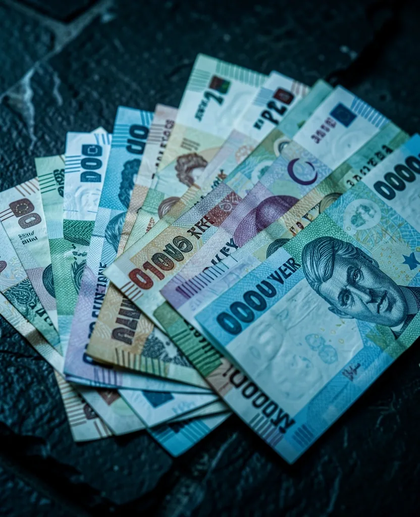 Türk lirası banknot detayı
